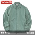 画像1: 10oz コットン ジャージーコーチジャケット  [4487] United Athle-ユナイテッドアスレ (1)