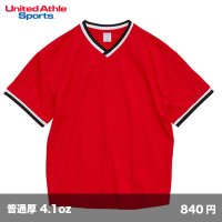 4.1oz ドライアスレチック ルーズフィット ラインリブTシャツ [5927] United Athle-ユナイテッドアスレ